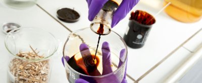 Lignine onderzoek in Wageningen laboratorium