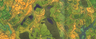 Detailbodemkaart op schaal 1:10.000 van de Astense Aa (Noord-Brabant) uit 1963, gemaakt voor de ruilverkaveling. Bron: Stiboka