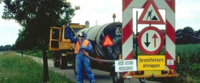 Op bepaalde plekken kan men bij overlast volstaan met niets doen, branden of zuigen. In andere situaties is de rups onder voorwaarden goed te bestrijden met een bacteriepreparaat (foto: Leen Moraal)