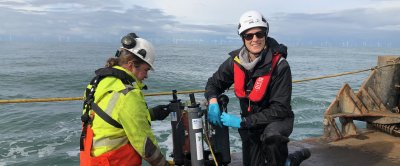 Bemonsteringen op zee met behulp van eDNA-techniek, credits: WUR