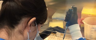 Laboratoriummonsters nemen, credits: WUR